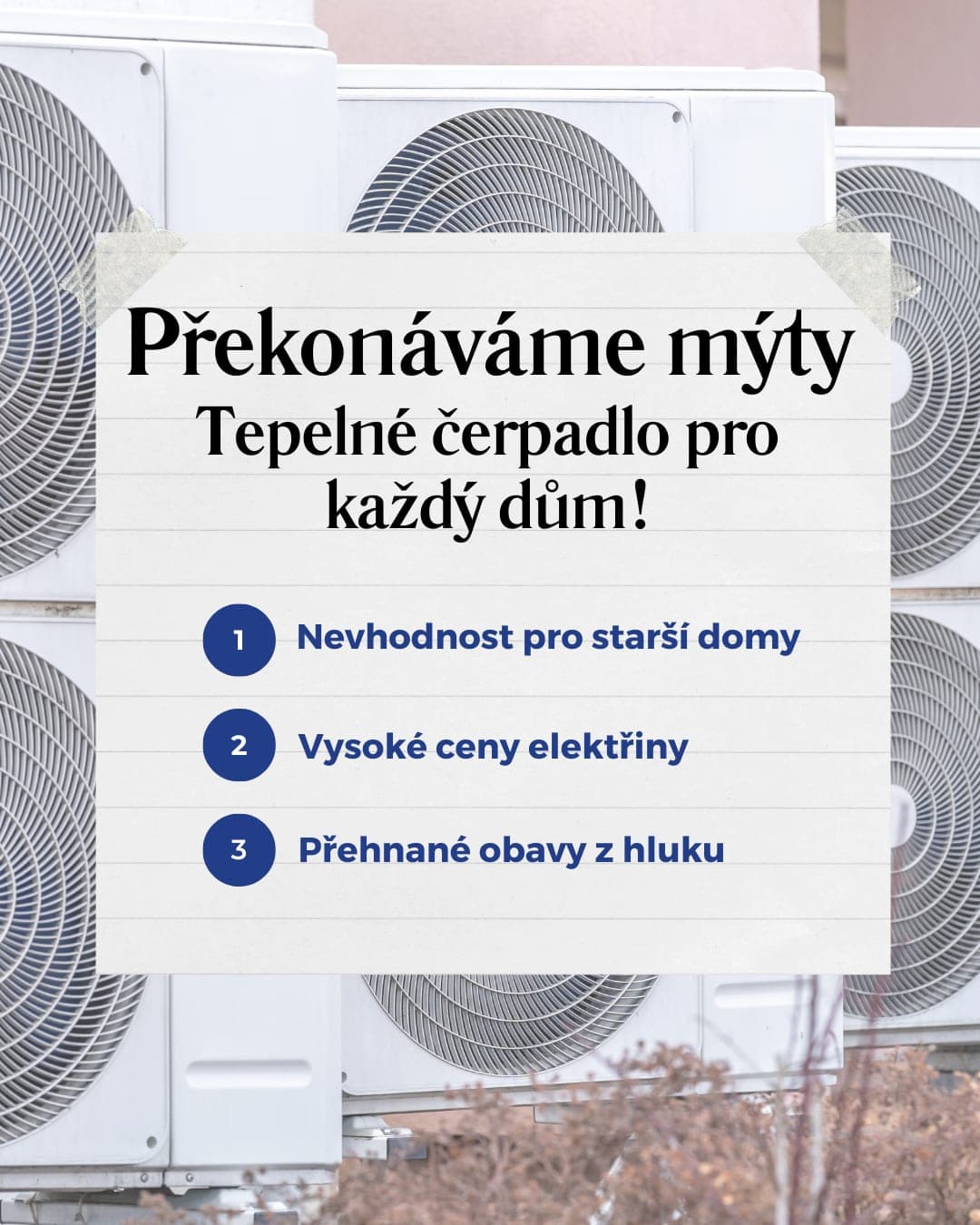 Rozlousknutí mýtů: Proč jsou tepelná čerpadla skvělou volbou i pro váš dům