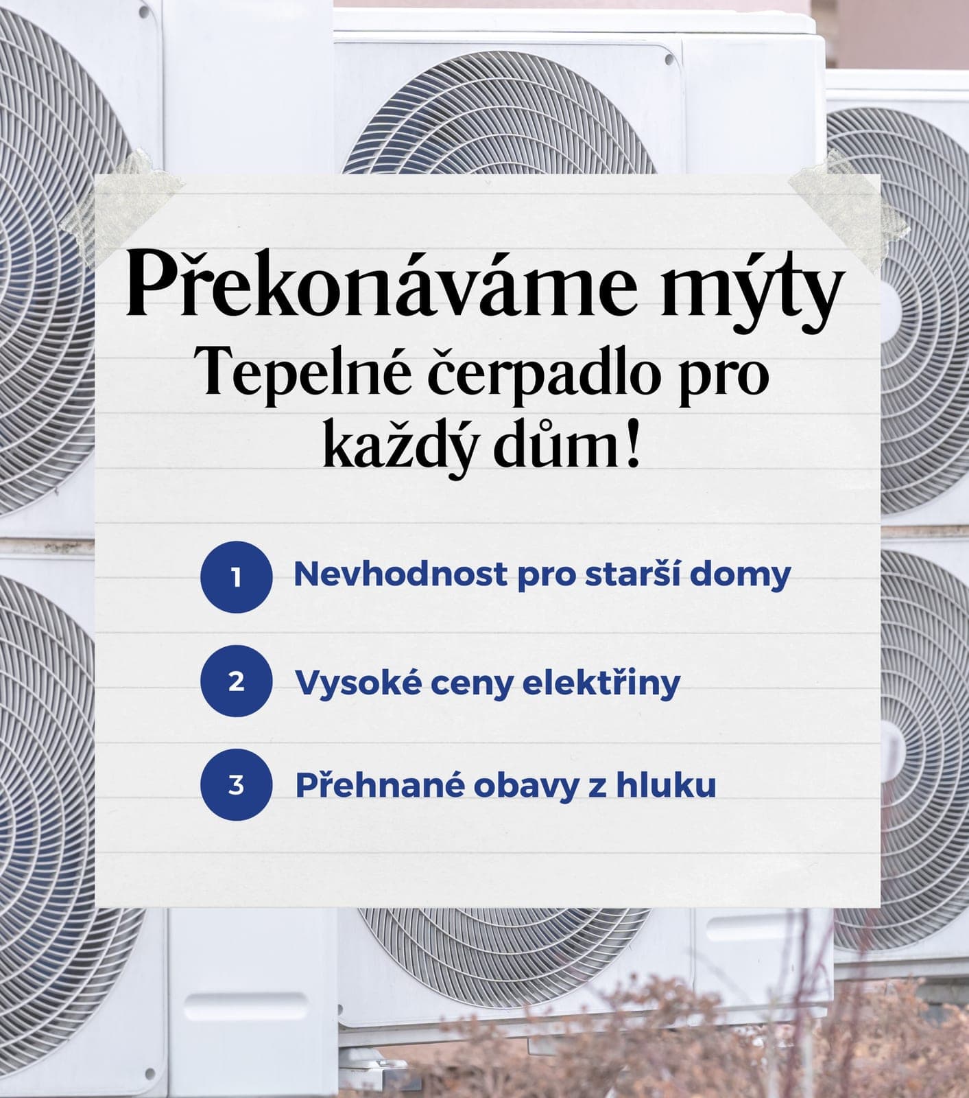 Rozlousknutí mýtů: Proč jsou tepelná čerpadla skvělou volbou i pro váš dům